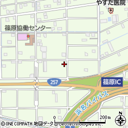 静岡県浜松市中央区篠原町20481周辺の地図