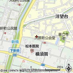 静岡県掛川市洋望台1-23周辺の地図
