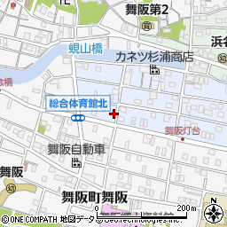 静岡県浜松市中央区舞阪町長十新田78周辺の地図