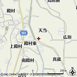 愛知県豊橋市杉山町天当23周辺の地図