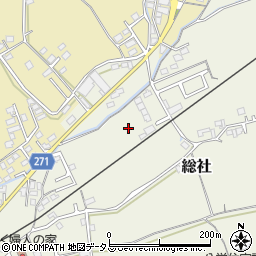 岡山県総社市総社1266周辺の地図