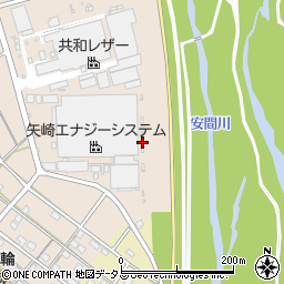 矢崎エナジーシステム　浜松工場周辺の地図