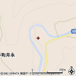 広島県府中市上下町井永819周辺の地図