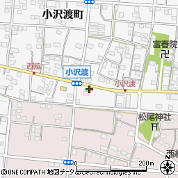 静岡県浜松市中央区小沢渡町795周辺の地図