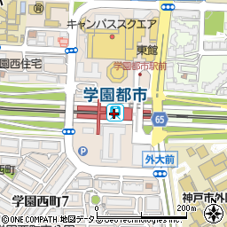 ファミリーマート学園都市駅店周辺の地図