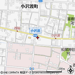 静岡県浜松市中央区小沢渡町796周辺の地図