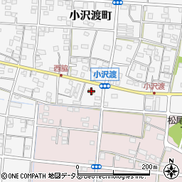静岡県浜松市中央区小沢渡町807周辺の地図