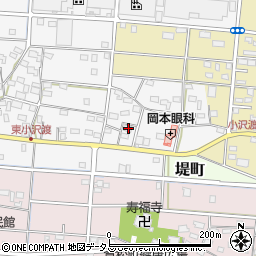 静岡県浜松市中央区小沢渡町642周辺の地図
