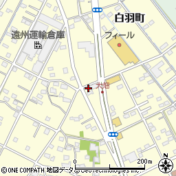 静岡県浜松市中央区白羽町671周辺の地図
