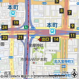 株式会社カンプリ本町周辺の地図
