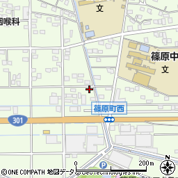 静岡県浜松市中央区篠原町20139周辺の地図