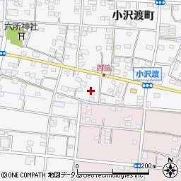 静岡県浜松市中央区小沢渡町824周辺の地図