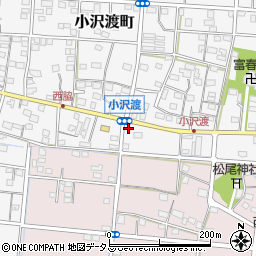 静岡県浜松市中央区小沢渡町797周辺の地図