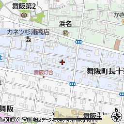 静岡県浜松市中央区舞阪町長十新田184周辺の地図