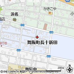 静岡県浜松市中央区舞阪町長十新田268周辺の地図