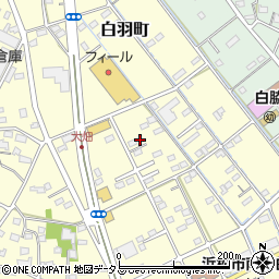 静岡県浜松市中央区白羽町476周辺の地図