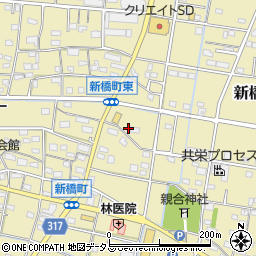 静岡県浜松市中央区新橋町1121周辺の地図