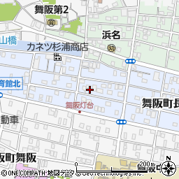 静岡県浜松市中央区舞阪町長十新田186周辺の地図