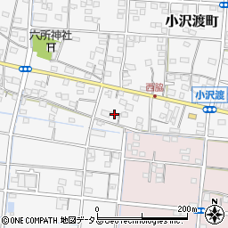 静岡県浜松市中央区小沢渡町1471周辺の地図