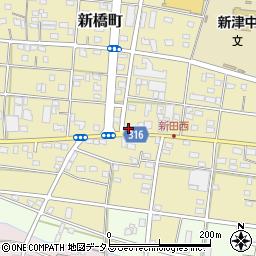 静岡県浜松市中央区新橋町694周辺の地図