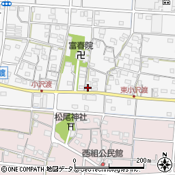 静岡県浜松市中央区小沢渡町596周辺の地図
