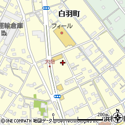 静岡県浜松市中央区白羽町660周辺の地図