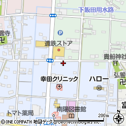 静岡県浜松市中央区下江町438周辺の地図
