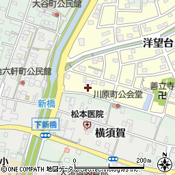 静岡県掛川市洋望台1-28周辺の地図