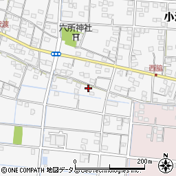 静岡県浜松市中央区小沢渡町1477周辺の地図