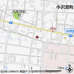 静岡県浜松市中央区小沢渡町1465周辺の地図