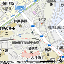兵庫県神戸市兵庫区東山町4丁目37-11周辺の地図