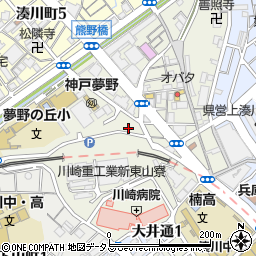 兵庫県神戸市兵庫区東山町4丁目37-4周辺の地図