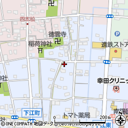 静岡県浜松市中央区下江町279周辺の地図