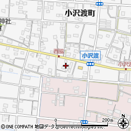 静岡県浜松市中央区小沢渡町819周辺の地図