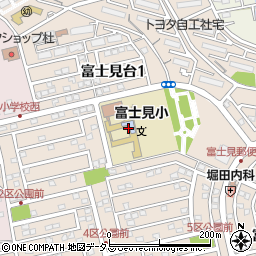 富士見校区　市民館周辺の地図