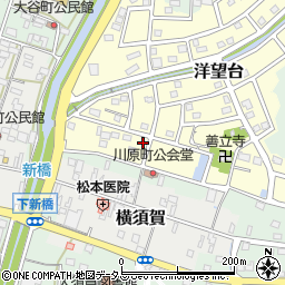 静岡県掛川市洋望台1-19周辺の地図