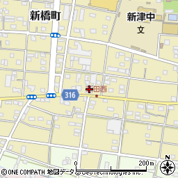 静岡県浜松市中央区新橋町697周辺の地図