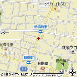 静岡県浜松市中央区新橋町1115周辺の地図