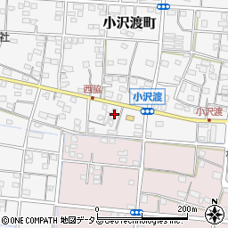 静岡県浜松市中央区小沢渡町813周辺の地図