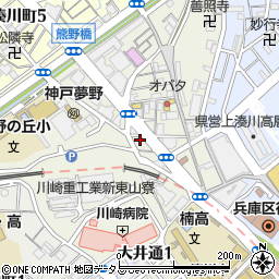 てんこもり弁当　湊川店周辺の地図