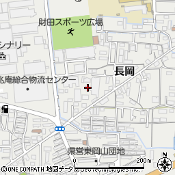 岡山県岡山市中区長岡265-1周辺の地図