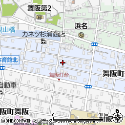 静岡県浜松市中央区舞阪町長十新田187周辺の地図