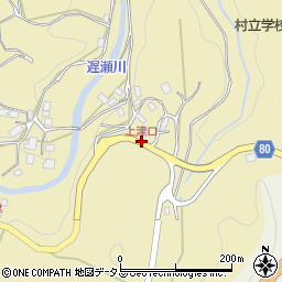 上津口周辺の地図