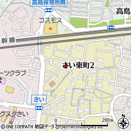 岡山県岡山市中区さい東町2丁目8-6-5周辺の地図