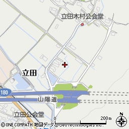 岡山県岡山市北区立田191周辺の地図