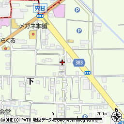 岡山県岡山市中区下388周辺の地図
