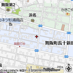 静岡県浜松市中央区舞阪町長十新田180周辺の地図