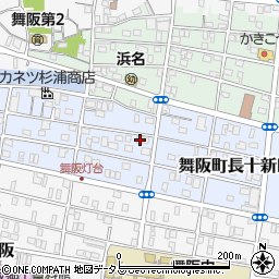 静岡県浜松市中央区舞阪町長十新田179周辺の地図