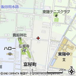 静岡県浜松市中央区富屋町89周辺の地図