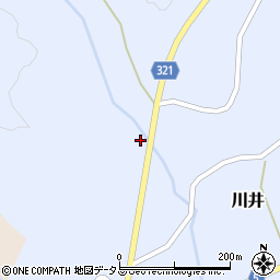 広島県山県郡北広島町川井286周辺の地図